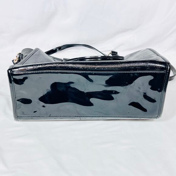 Juicy Couture Tote Handbag "Chain My Heart" Liqourice Black Heart Charms New - Picture 4 of 13